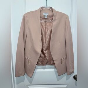 Carmen Marc Valvo Mauve Pink Blazer Size 10